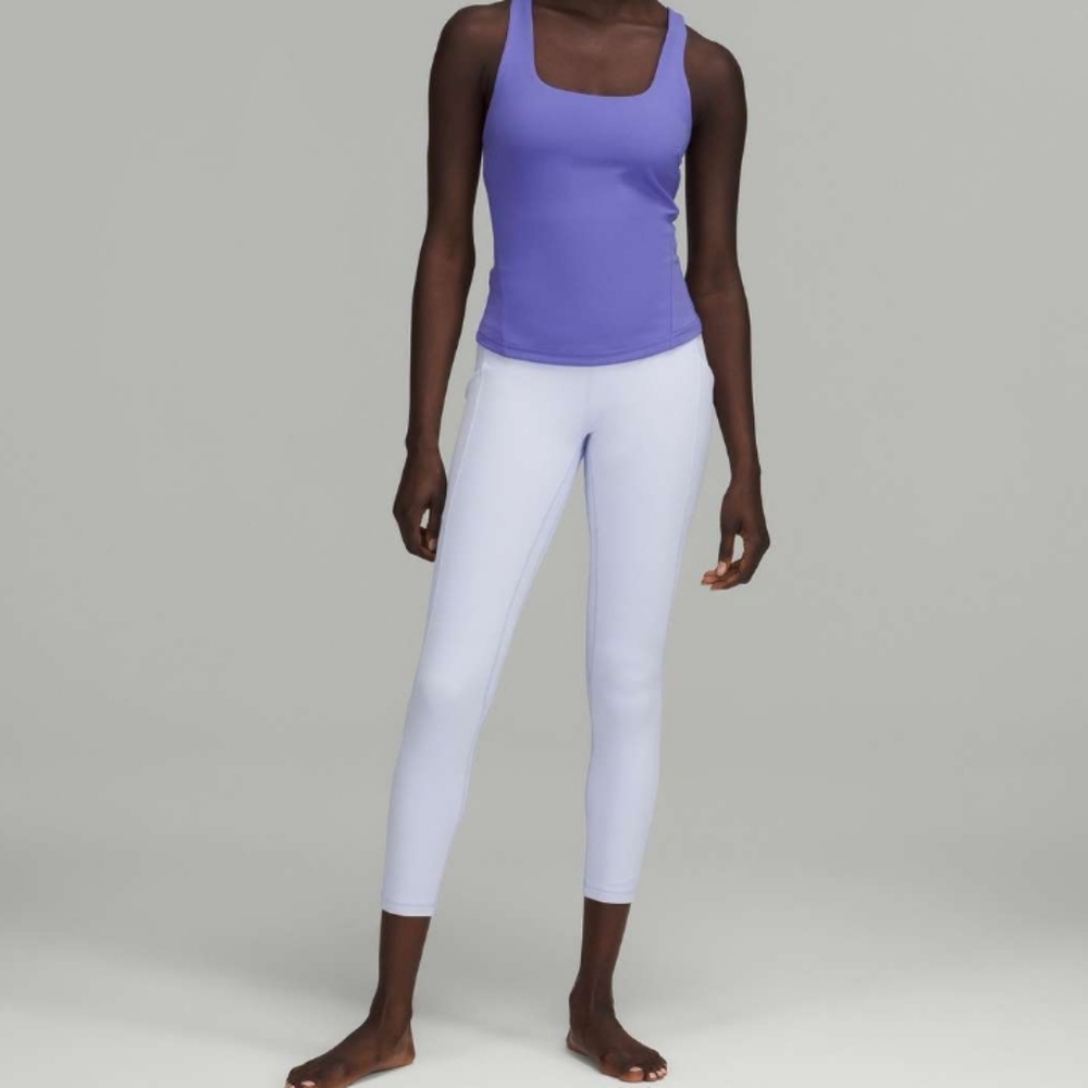 Lululemon Align High-Rise Pant with Pockets 25"Pastel Blue Double Lined Sz14